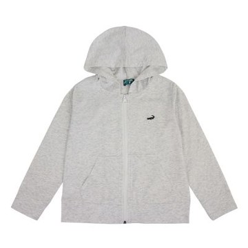 Crocodile Junior 小鱷魚童裝-鱷魚涼感針織外套-麻灰色 ( 851703-23 小碼款)