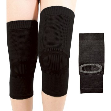 Amiss 機能感 360D石墨烯立體包覆全彈性護膝  33~45cm  1雙  黑色