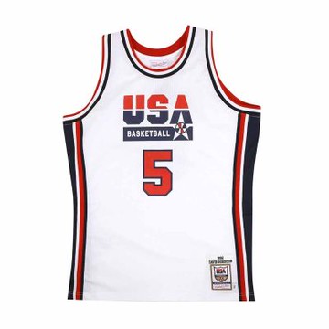 NBA M&N Authentic球員版復古球衣 92 Dream Team #5 David Robinson -AJY4AC19084-USAWHIT92DRB