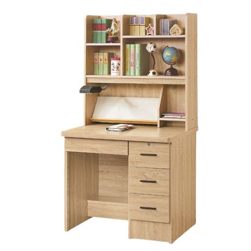 【MUNA 家居】原切橡木3尺書桌(全組)