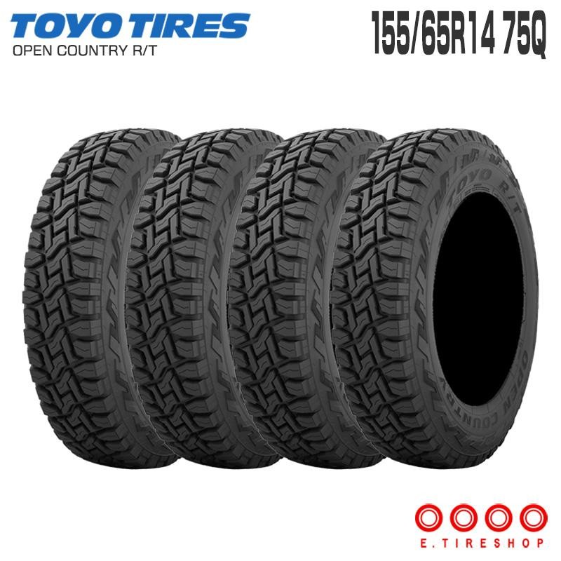 4本セット 155/65R14 75Q トーヨー オープンカントリー RT 14インチ タイヤ単品 TOYO TIRES OPEN COUNTRY R/ T ラギッドテレーン | LINEブランドカタログ