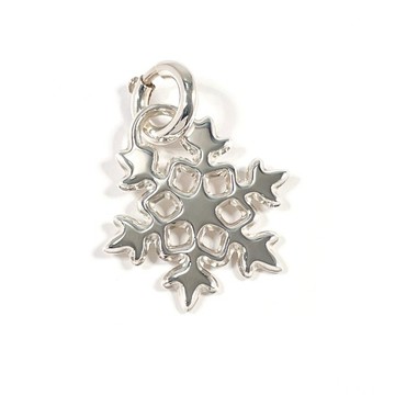 【日本直送 中古美品】蒂芙尼 TIFFANY&Co. 墜飾 吊飾 雪花結晶 銀 925 配飾