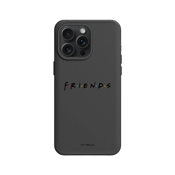 iPhone 15 Pro Max SolidX 黑 - Friends - 六人行Logo(黑）