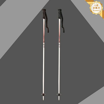 【超輕鋁合金】滑雪杖 登山杖 雙板雪杖 滑雪裝備 戶外手杖 徒步杖 可調節長度 防滑握把 減震設計 滑雪登山徒步通用
