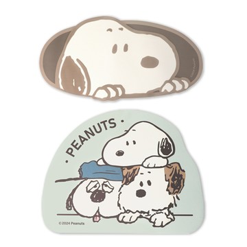Norns Peanuts史努比軟式吸水地墊-正版授權 Snoopy Olaf 腳踏墊