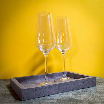 歡迎回家 水泥置物盤