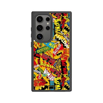 Galaxy S24 Ultra SolidSuit 黑 - Batman 蝙蝠俠 - Logo貼紙款