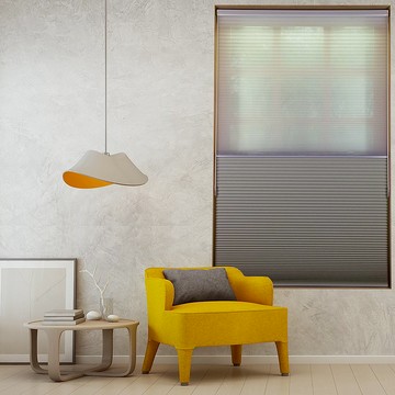 灰褐日夜型雙循環珠鍊蜂巢簾 (Antique Pewter)