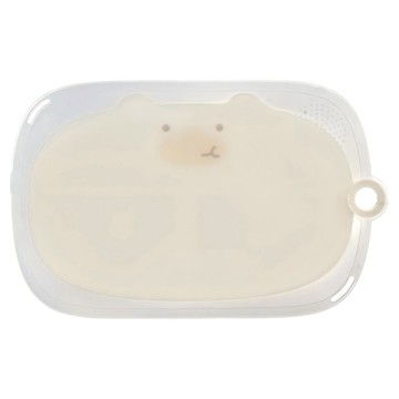 MoliJoy 萌獸來臨 防霉抗菌切菜板 卡通砧板 廚房耐用易清洗 大號  1個  透明白  34 x 21.5cm