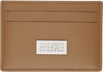 MM6 Maison Margiela 黄褐色卡包
