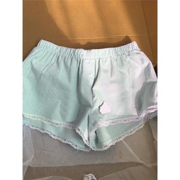 ins韓版少女休閑短褲睡褲女2024年休閑褲女夏季新款家居服休閑褲