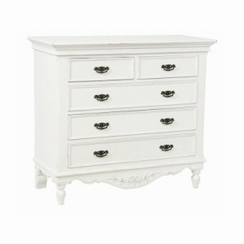 ワイドチェスト アンティークホワイト[8114] 【公式通販】