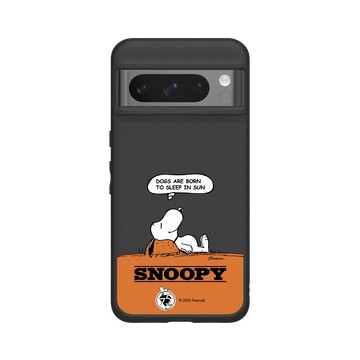 Pixel 8 Pro SolidSuit 黑 - 史努比 Snoopy 75th Anniversary - 75週年-休息一下