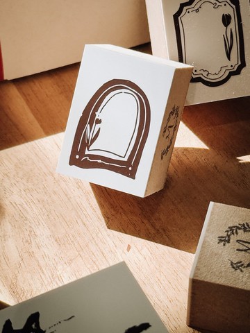 收藏家M先生 - 鬱金香拱門 壓縮木印章