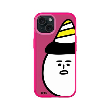 iPhone 15 Clear 粉漾桃 - 1G - 生日帽