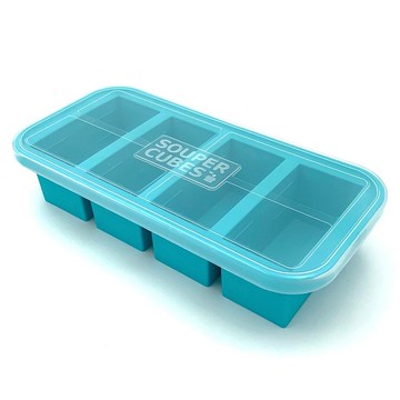 快速出貨【Souper Cubes】多功能食品級矽膠保鮮盒4格-多色可選