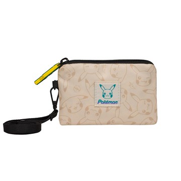 Pokemon 寶可夢 票卡零錢包 米色款