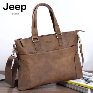 手提包公文包橫豎款男包商務休閑復古皮包男士單肩斜挎包