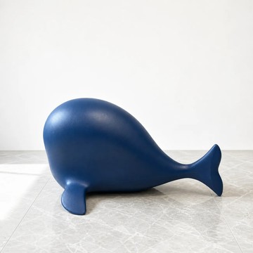 Mr. Charlie Whale Seating 鯨魚椅凳 純色 - Olive Green橄欖綠