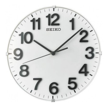 SEIKO 日本精工 滑動式秒針 靜音 座掛兩用 掛鐘/桌鍾(QXA656W)-白/21cm