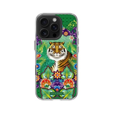 iPhone 16 Pro Clear Case（相機按鈕） 透明 - Catalina Estrada - Bengal Tiger