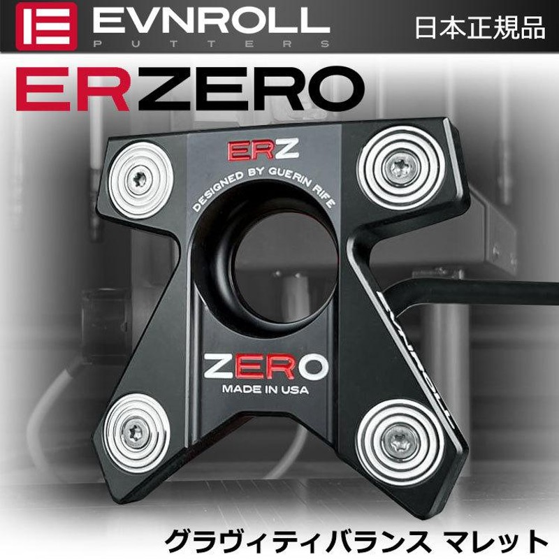 ポイント10倍】 イーブンロール パター ER ZERO ネオマレット EVNROLL