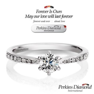 GIA PERKINS 伯金仕 夏綠蒂系列 鑽石戒指