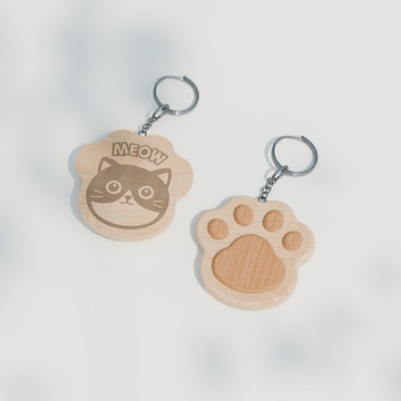 喵喵 - NFC感應擴香鑰匙圈