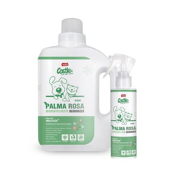 CASTLE 寵物環境淨化噴霧150+2000ml 四款香氛(寵物除臭寵物淨化安全除臭外出攜帶)