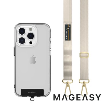 【MAGEASY】20mm STRAP掛繩/掛繩片組『媚惑白』PHIPH143 戶外 露營 健行 休閒 時尚 旅遊 通勤 掛繩