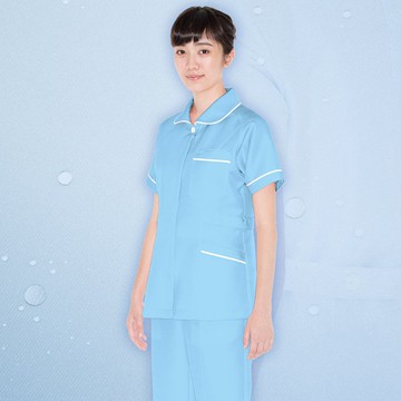 多色拉鏈納米抗菌護士護理員短袖上衣醫美診所制服NW6203