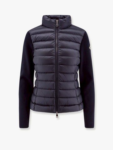 Nylon and wool cardigan jacket - MONCLER - gender_Woman