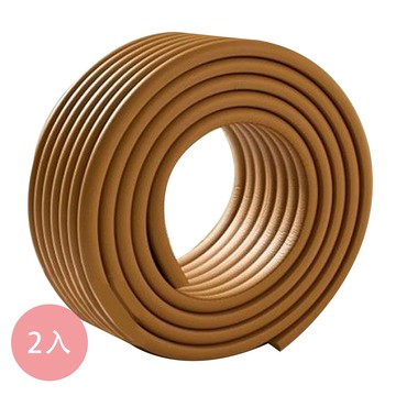 YODA - DIY 泡棉防撞條-包覆款二入-深褐色*2