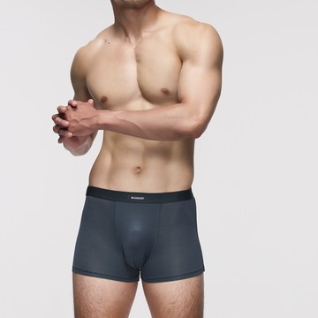 DADADO-機能系列-勁涼降溫透氣孔洞褲 M-LL合身平口內褲(深綠)-GHC402DG