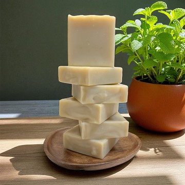 左手香薄荷涼涼洗髮皂-冷製洗髮皂-非髮餅-添加薄荷腦-涼感洗髮皂