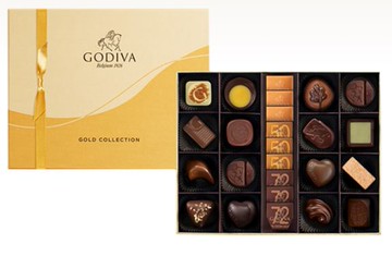 【GODIVA台中店】金裝巧克力禮盒25顆*3盒