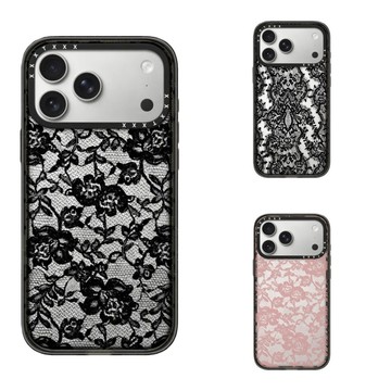 潮流辣妹黑色蕾絲18/16Pro適用於iPhone17Promax蘋果15plus手機殼14防摔
