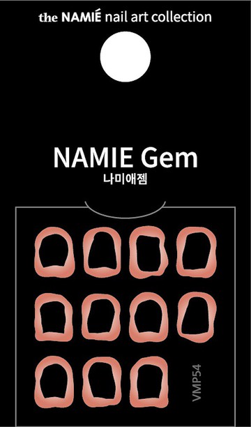 【專業用】NAMIE Gem 美甲裝飾藝術貼紙 Volume Metallic 54
