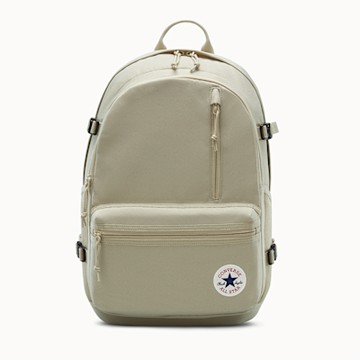CONVERSE STRAIGHT EDGE BACKPACK 休閒包 後背包 中 米色-10021138-A36