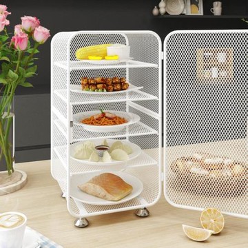 日本精工蓋菜罩家用餐桌剩菜收納柜食物罩防蒼蠅飯菜收納置物架