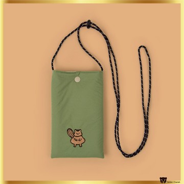 [韓國製造] ANF Airy Phone Pouch 松鼠斜挎迷你包 | 輕質尼龍手機錢包袋