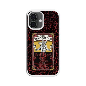iPhone 16 SolidX 白 - Stranger Things - 魔神卡牌