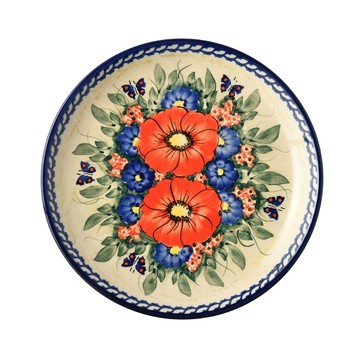 波蘭陶 奼紫嫣紅系列 圓形餐盤 19cm