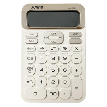 JUNNO 尊能 電子計算機 JN-901  騎士白  1個