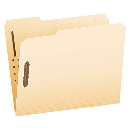 Manila Two-Fastener Classification Folders with Cut Tabs  Lett 