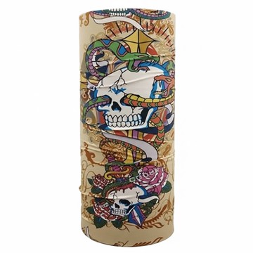 MEGA 美高 防曬冰感多功能魔術頭巾 UV528 貼身涼爽  50 x 25cm  骷顱玫瑰 米色