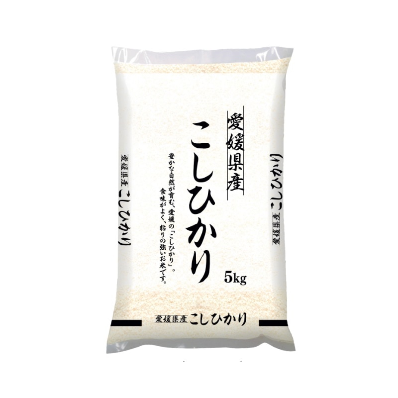 令和4年産 愛媛県産 こしひかり 5kg 米 お米 白米 おこめ 精米 単一原料米 ブランド米 5キロ 国内産