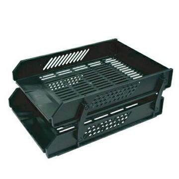 【文具通】DR 402# B4 活動二層公文架[籃] L3010376【APP滿額下單4%點數(單一帳號最高1000點)】7/31止