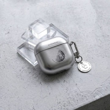 Full Moon 銀色電鍍霧面AirPods 保護殼