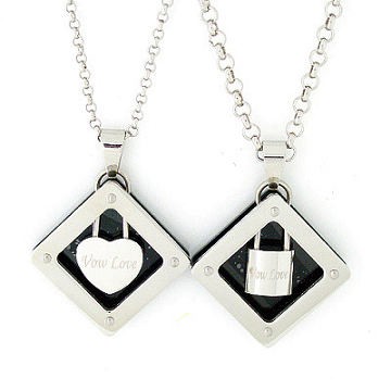 【Charme】316L鋼  愛 .vow love   時尚情人對鍊